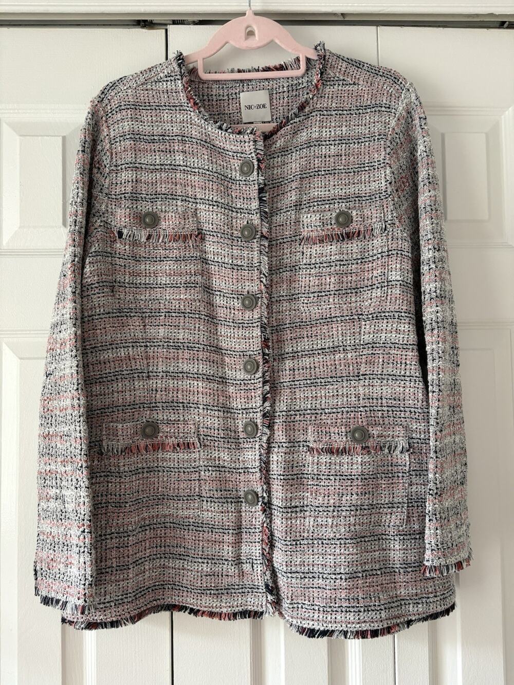 NIC + ZOE Femme Tweed Sweater - XL